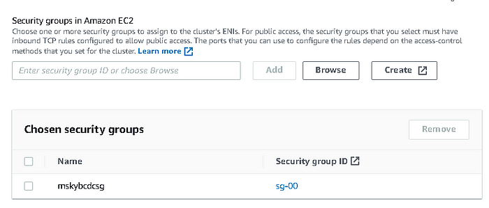 Amazon Security Groups